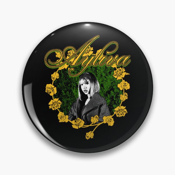 Item preview, Silhouette Flower Framed Pop Singer designed and sold by GlamRetro.