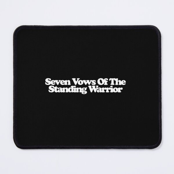 Item preview, Seven Vows Of The Standing Warrior - Song of the Samurai Art designed and sold by dsxclothing.