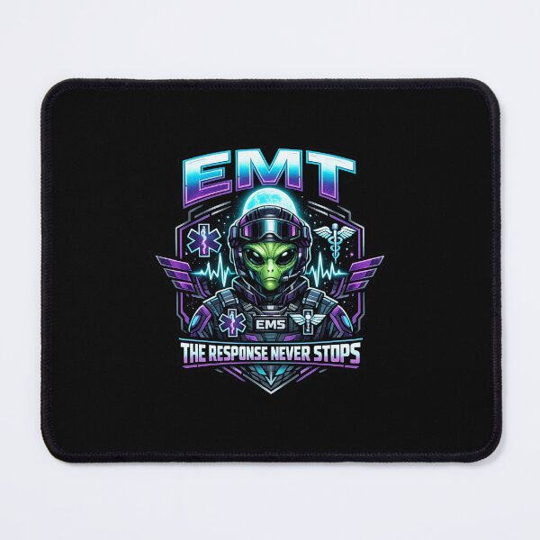 Item preview, Cyberpunk Alien EMT Rescue Mascot – Futuristic Sci-Fi EMS First Responder Streetwear Design for EMS Week & National EMT Appreciation designed and sold by ClinicalHubs.