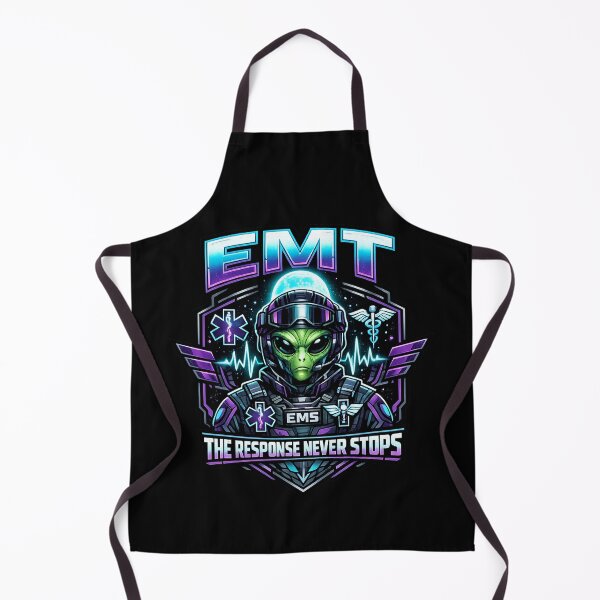 Item preview, Cyberpunk Alien EMT Rescue Mascot – Futuristic Sci-Fi EMS First Responder Streetwear Design for EMS Week & National EMT Appreciation designed and sold by ClinicalHubs.