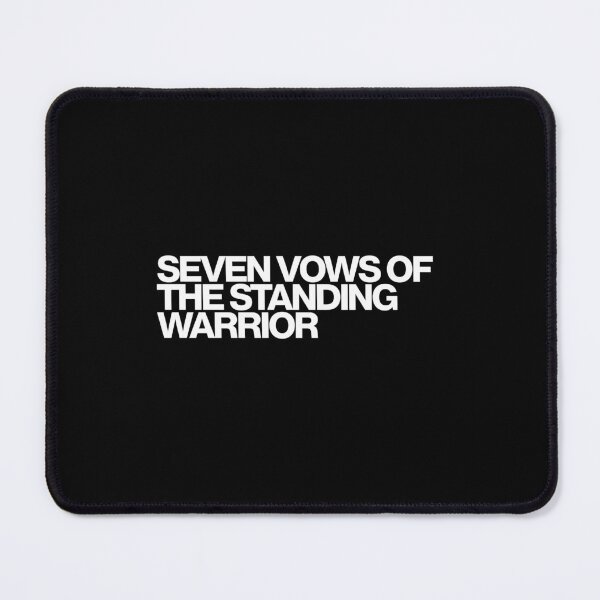 Item preview, Seven Vows Of The Standing Warrior - Song of the Samurai Art designed and sold by dsxclothing.