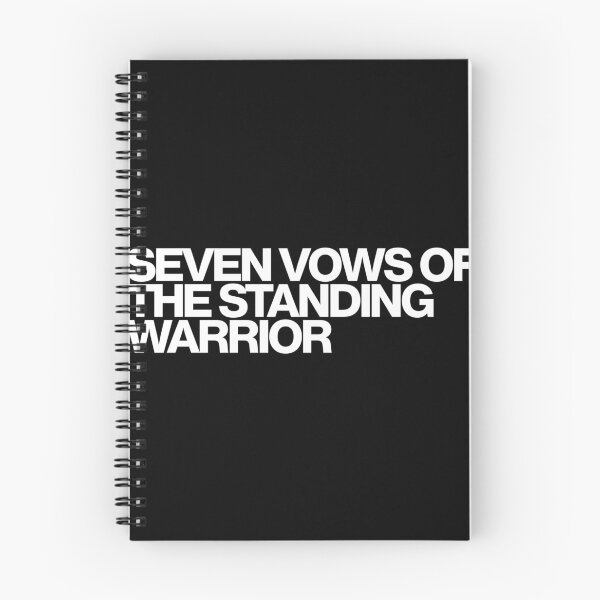 Item preview, Seven Vows Of The Standing Warrior - Song of the Samurai Art designed and sold by dsxclothing.