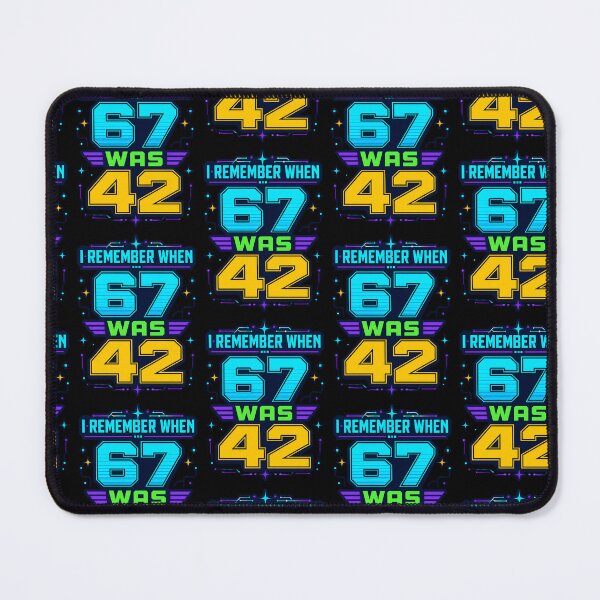 Item preview, I Remember When 67 Was 42 Retro Generation Humor Design designed and sold by TeeTimeTreasure.