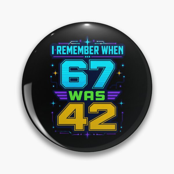 Item preview, I Remember When 67 Was 42 Retro Generation Humor Design designed and sold by TeeTimeTreasure.