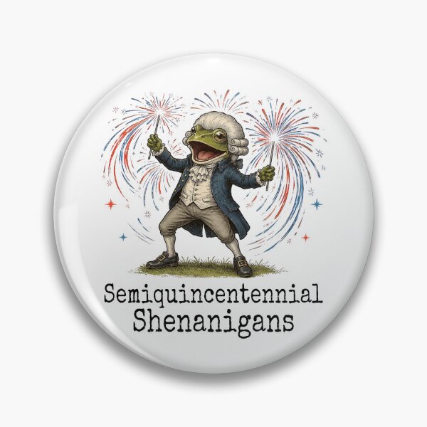 Item preview, Funny Frog Semiquincentennial shenanigans American 250th Anniversary designed and sold by Ortigzitoun.