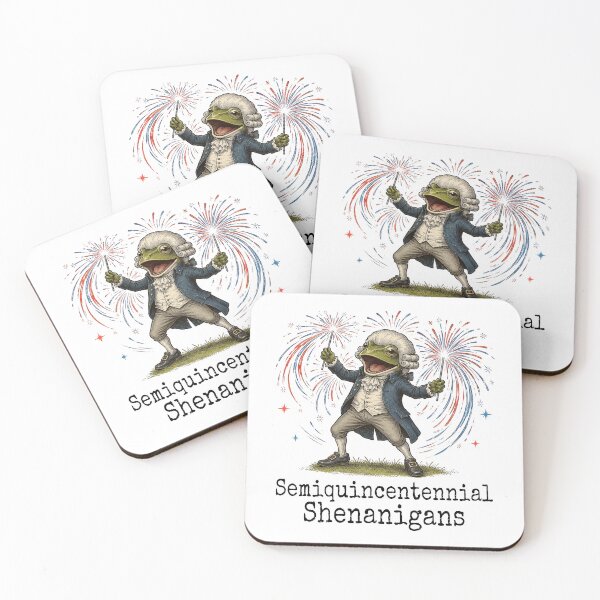 Item preview, Funny Frog Semiquincentennial shenanigans American 250th Anniversary designed and sold by Ortigzitoun.