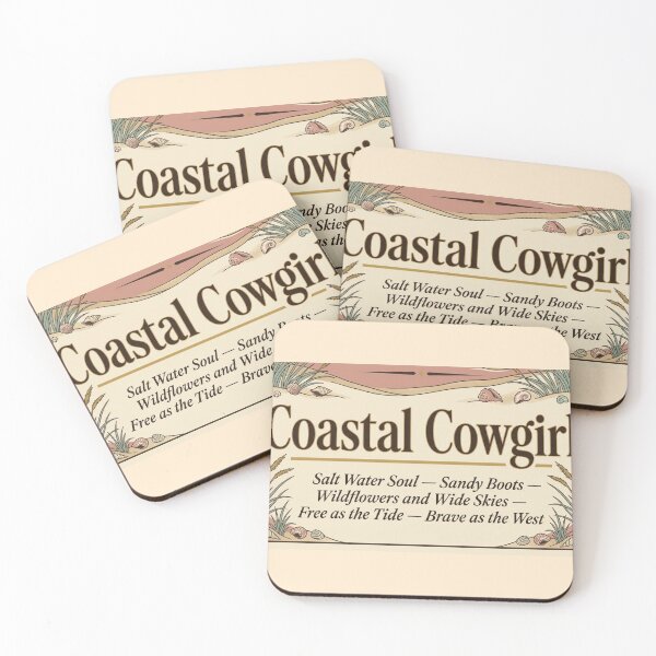 Item preview, Coastal Cowgirl Manifesto Salt Water Soul Sandy Boots – Typographic Art | Coastal Cowgirl Gift designed and sold by irfanshikh.