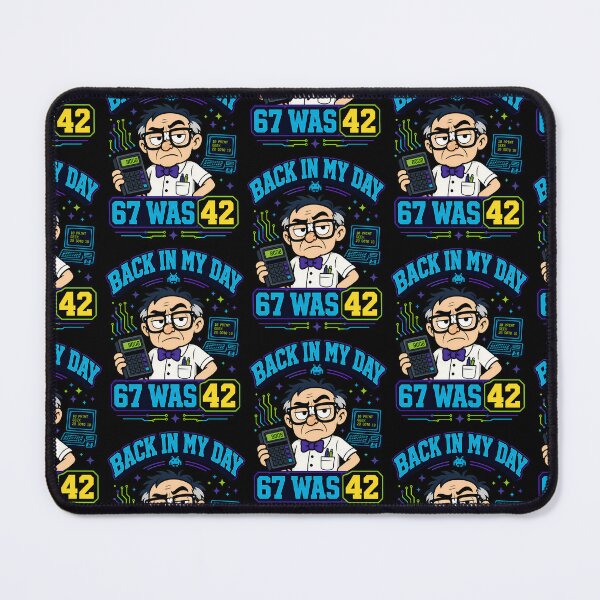 Item preview, Back In My Day 67 Was 42 Retro Geek Humor Design designed and sold by TeeTimeTreasure.