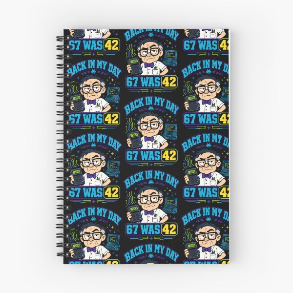 Item preview, Back In My Day 67 Was 42 Retro Geek Humor Design designed and sold by TeeTimeTreasure.