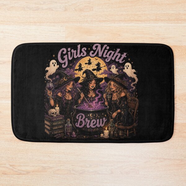 Item preview, Girls Night Brew Witchy Halloween Party Design designed and sold by MotylekAnia.