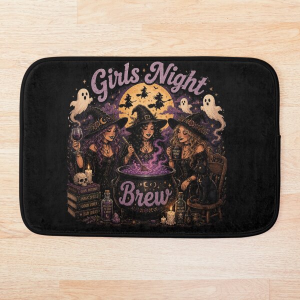 Item preview, Girls Night Brew Witchy Halloween Party Design designed and sold by MotylekAnia.