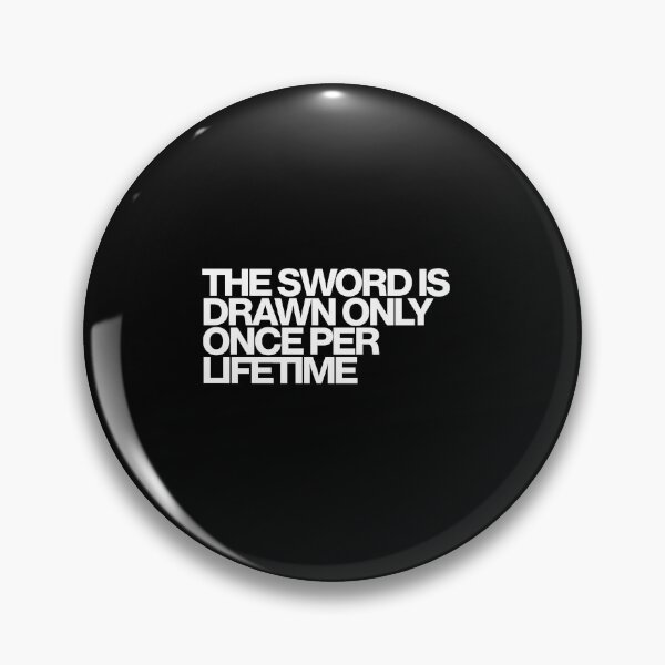 Item preview, The Sword Is Drawn Only Once Per Lifetime - Song of the Samurai Art designed and sold by dsxclothing.