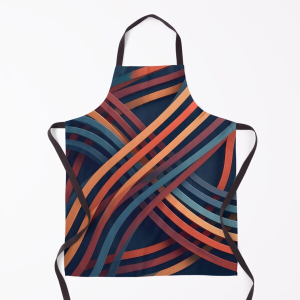 Item preview, Modern Abstract 3D Wavy Lines designed and sold by ShapeBow.
