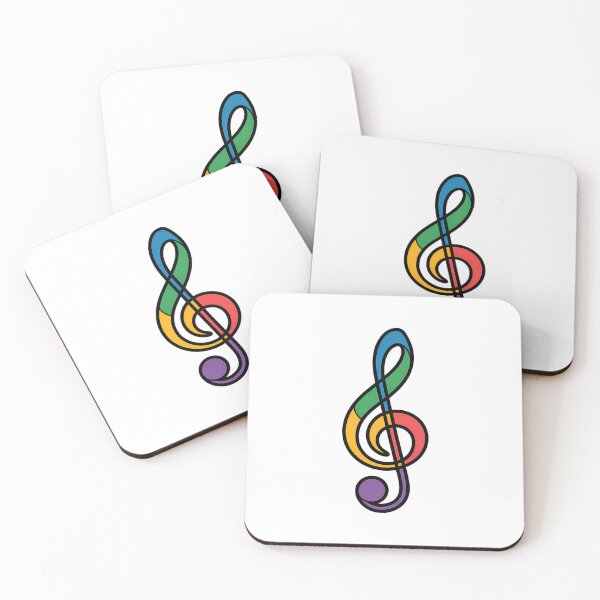 Item preview, Vibrant Treble Clef Design designed and sold by NiftyWrx.
