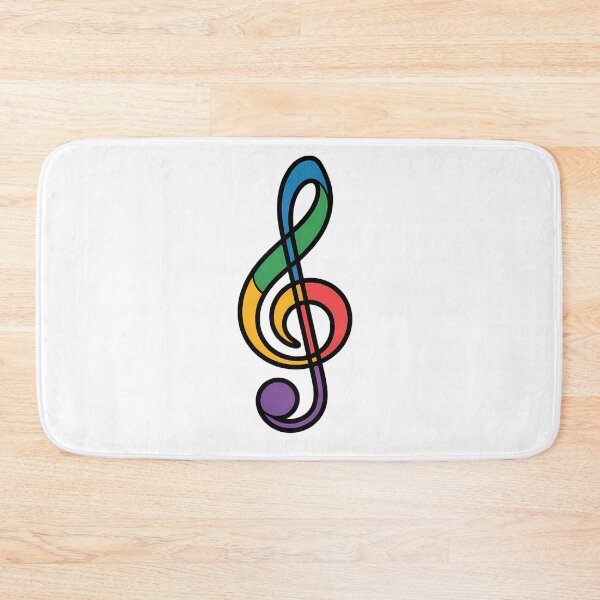Item preview, Vibrant Treble Clef Design designed and sold by NiftyWrx.