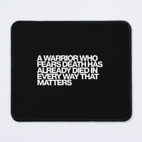 Item preview, A Warrior Who Fears Death Has Already Died In Every Way That Matters - Song of the Samurai Art designed and sold by dsxclothing.