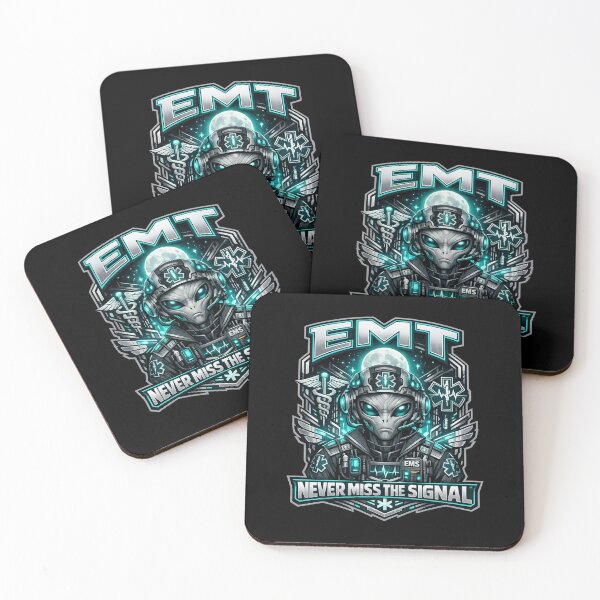 Item preview, Cool Cyberpunk Alien EMT Mascot Emergency Response Week Sci Fi EMS Streetwear Graphic designed and sold by ClinicalHubs.
