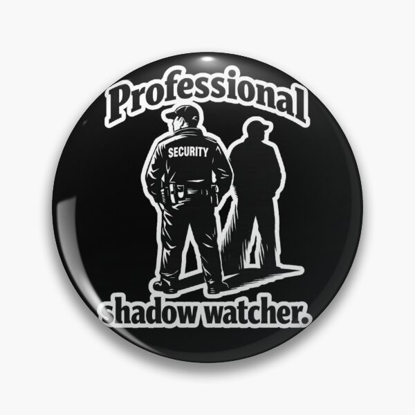 Item preview, Professional Shadow Watcher Security Guard Humor Minimalist Night Shift Design designed and sold by Ladys-Gents.