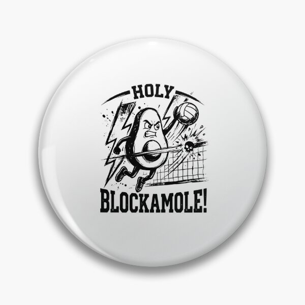Item preview, Funny Avocado Volleyball Holy Blockamole Design,Cute Volleyball Player Gift, Pun Graphic Tee designed and sold by AsturShop.