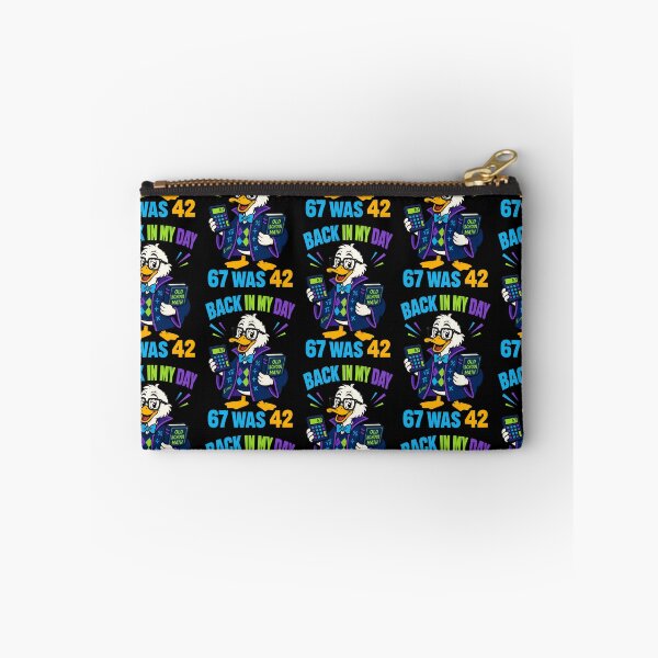 Item preview, Back In My Day 67 Was 42 Nerd Duck Math Humor Design designed and sold by TeeTimeTreasure.