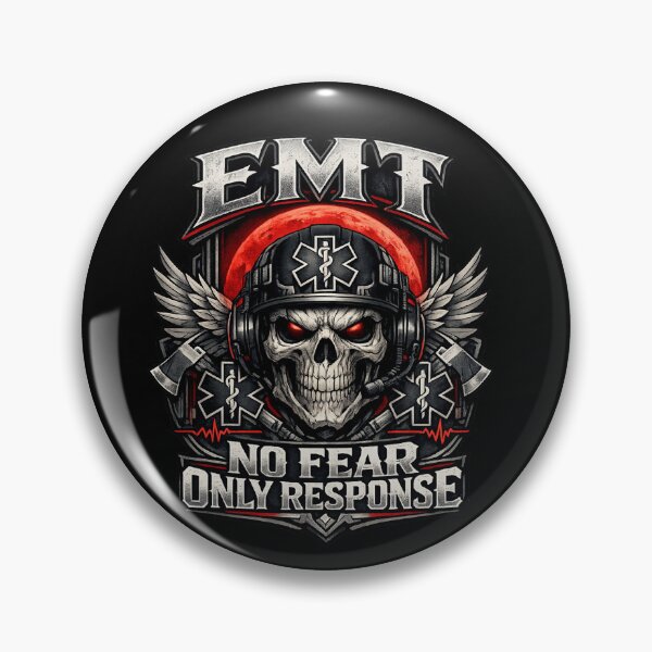 Item preview, Gothic Skull EMT Tactical Streetwear Design for National EMT Day EMS Appreciation Week Horror Rescue Mascot Graphic designed and sold by ClinicalHubs.
