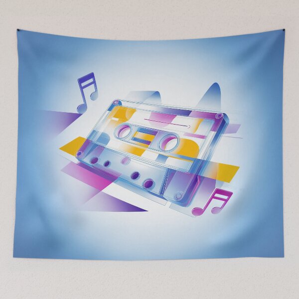 Item preview, Pastel 90's Aesthetic Cassette Tape designed and sold by KeeganCreations.