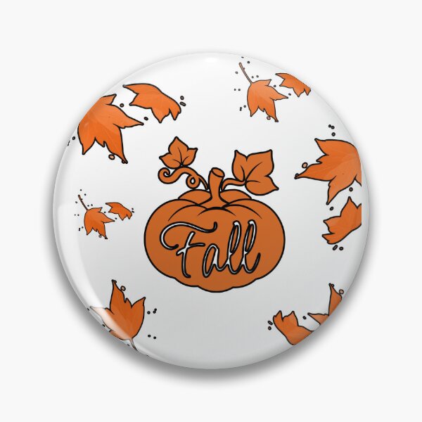 Item preview, Fall Pumpkin Autumn Leaves Seasonal Halloween Gift designed and sold by designcolossal.