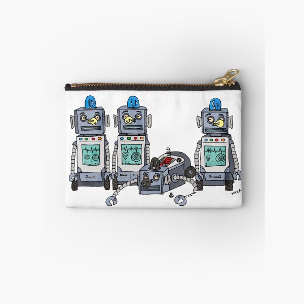Item preview, Out of Order Robot – Funny Retro Sci-Fi Surreal Illustration designed and sold by MyxaART.