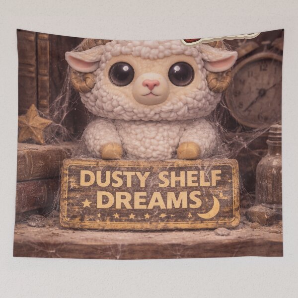 Item preview, Dusty Shelf Dreams Sheep | Funko Flock Parody designed and sold by Thpoar.