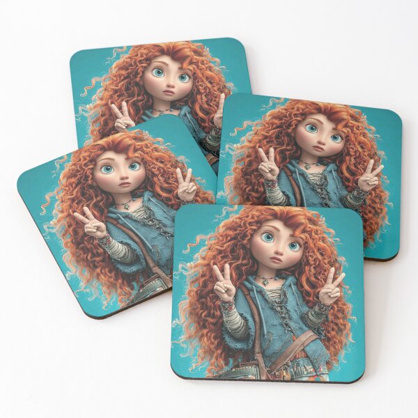 Item preview, Curly Red Hair Girl - Boho Spirit Adventurer Art designed and sold by Hou$e of Art .