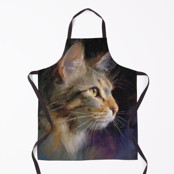 Item preview, Golden Light Cat Portrait Oil Painting designed and sold by Paolo-Bandal.