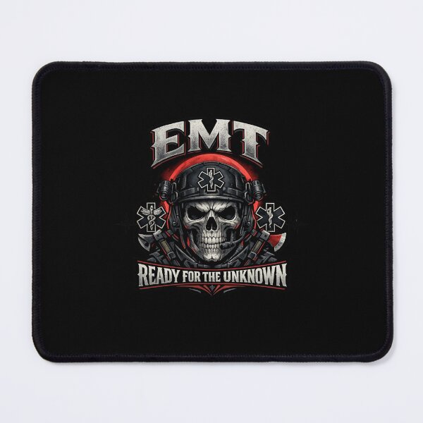 Item preview, Gothic Skull EMT Ready For The Unknown EMS Tactical Horror Paramedic Design For EMS Week & National EMT Day designed and sold by ClinicalHubs.