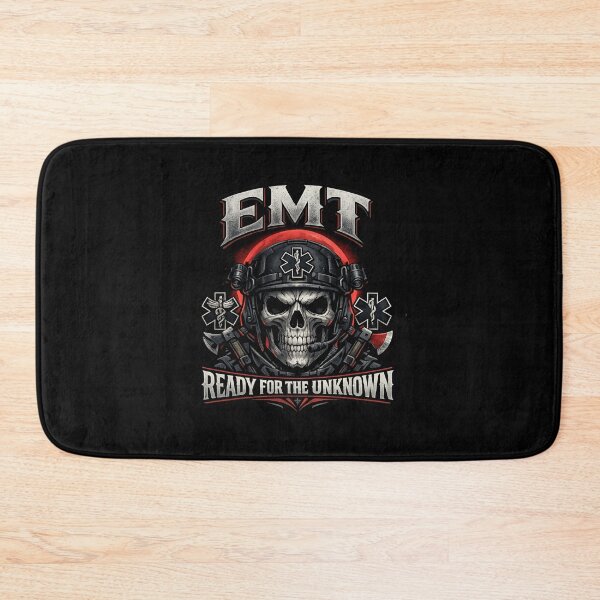 Item preview, Gothic Skull EMT Ready For The Unknown EMS Tactical Horror Paramedic Design For EMS Week & National EMT Day designed and sold by ClinicalHubs.