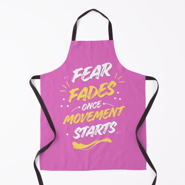 Item preview, Fear Fades Once Movement Starts | Minimal Motivational Typography Design designed and sold by Echo Thoughts.