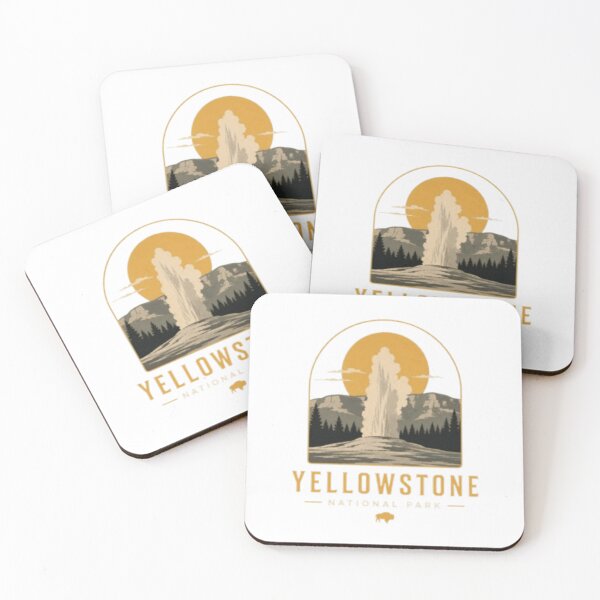 Artikelvorschau, Yellowstone Nationalpark T-Shirt, Sweatshirt, Langarmshirt, Aufkleber entworfen und verkauft von projectbadass.