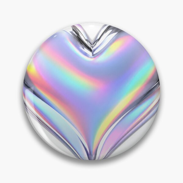 Item preview, Chrome Heart - Y2K Holographic Rainbow Aesthetic designed and sold by NightlarkS.