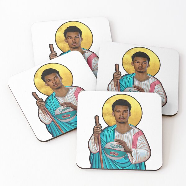 Item preview, Saint Wemby - Victor Wembanyama of the San Antonio Spurs designed and sold by Pop Culture Bling.