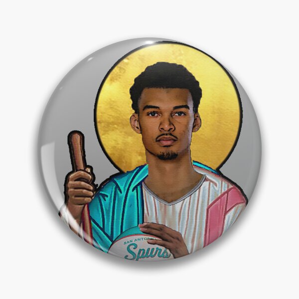 Item preview, Saint Wemby - Victor Wembanyama of the San Antonio Spurs designed and sold by Pop Culture Bling.