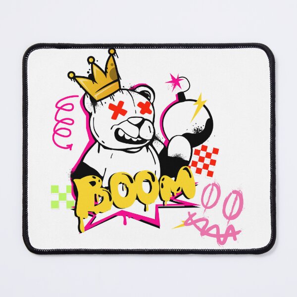 Item preview, Boom Panda King - Cool Graffiti Streetwear Bear Art designed and sold by thazinart.