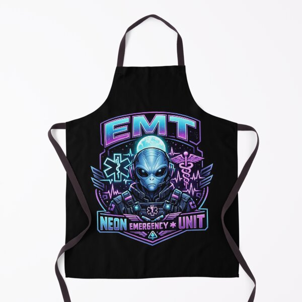 Item preview, Cool Alien EMT Neon Emergency Unit Cyberpunk EMS Medic Sci Fi Paramedic Graphic for EMS Week & National EMT Day designed and sold by ClinicalHubs.