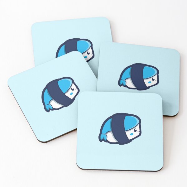 Item preview, Cute Shrimp Sushi Kawaii Japanese Food Sticker designed and sold by xMamako.