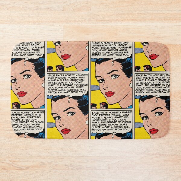 Item preview, Retro Romance Comic "Face Facts Margie!" Vintage Pop Art Print designed and sold by Analog Aura .