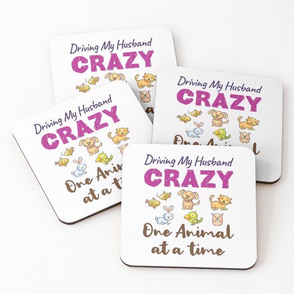 Item preview, Driving My Husband Crazy One Animal at a Time designed and sold by jaygo.