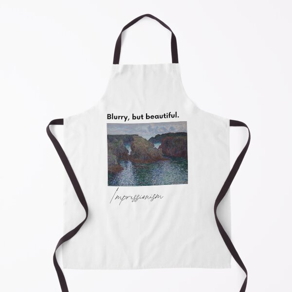Item preview, Impressionism Art T-Shirt | Blurry But Beautiful | Claude Monet Belle-Île Rocks | Funny Art History Gift designed and sold by Meimiro.