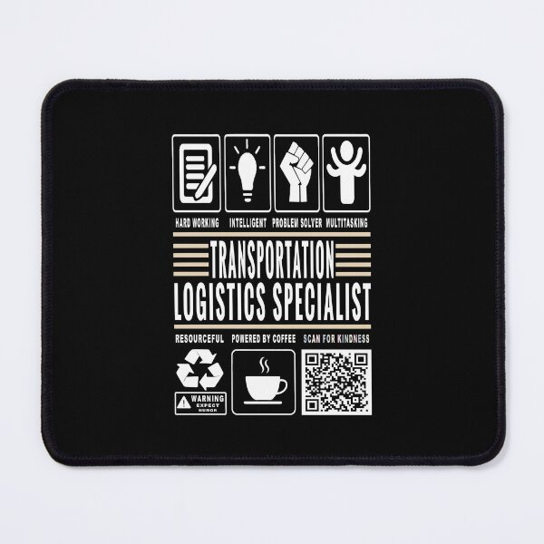 Item preview, Funny Transportation Logistics Specialist Job Description Icons QR Code designed and sold by MerchMaxxing.