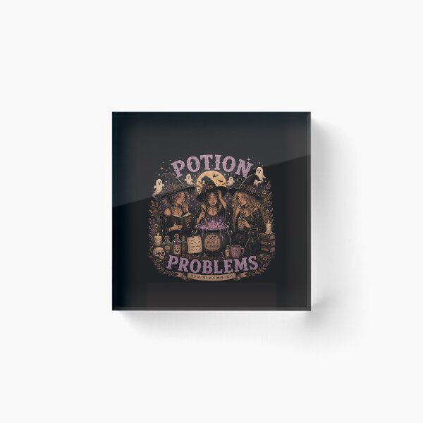 Item preview, Potion Problems Witchy Halloween Coven Retro Design designed and sold by MotylekAnia.