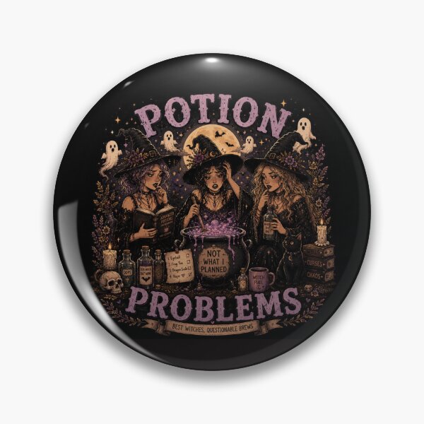 Item preview, Potion Problems Witchy Halloween Coven Retro Design designed and sold by MotylekAnia.