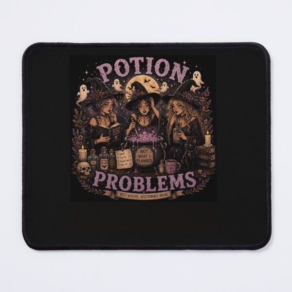 Item preview, Potion Problems Witchy Halloween Coven Retro Design designed and sold by MotylekAnia.