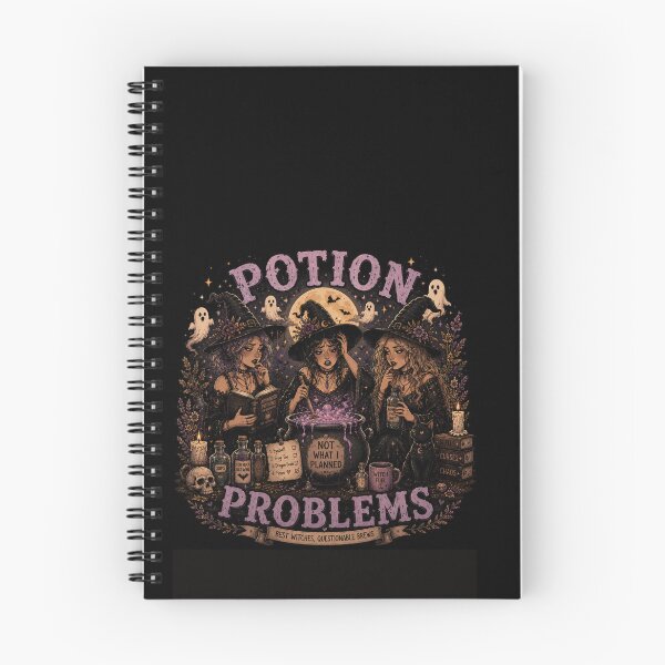 Item preview, Potion Problems Witchy Halloween Coven Retro Design designed and sold by MotylekAnia.