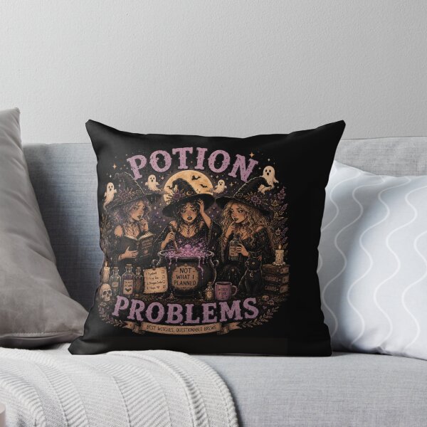 Item preview, Potion Problems Witchy Halloween Coven Retro Design designed and sold by MotylekAnia.